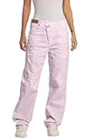 Replay Zelmaa Loose Fit Wide Leg Jeans voor dames, , 27W x 32L