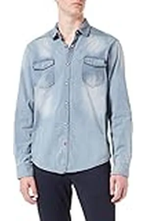 Timezone Stretch denim overhemd voor heren, , S