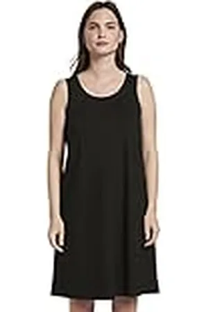 TOM TAILOR Mine to five Dames Mouwloze jersey-jurk in A-lijn 1020715, , 44