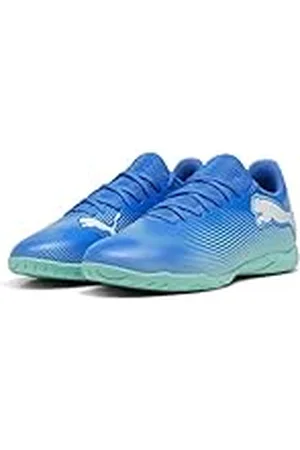 PUMA Unisex Future 7 Play It voetbalschoen, Hyperlink Blue Mint Wit, 44 EU