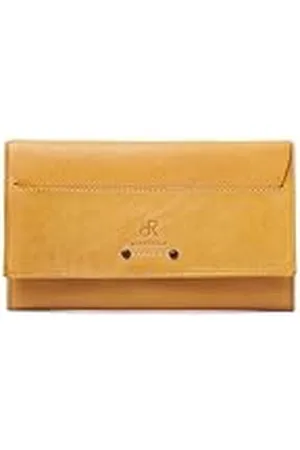 dR Amsterdam Damesportemonnee - Luxe Lederen Portefeuille met RFID-bescherming - Stijlvol en Veilig voor al je Betalingsbehoeften - 93159 Yellow