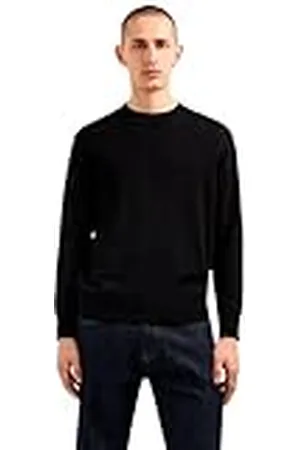 Armani Exchange Heren Icon Project, geborduurd logo trui trui, , XXL
