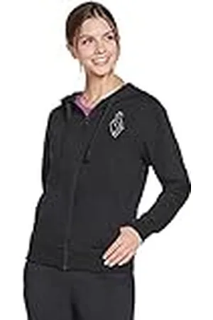 Skechers Dames Diamond Crown Front Zip Hoodie Hooded Sweatshirt, , S