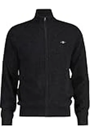 GANT Extra fijne lamswollen cardigan met ritssluiting, , 3XL