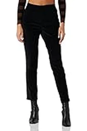 Damart Fluwelen damesbroek, rechte snit, fijne rib, fluweel, stretch taille, machinewasbaar - - 38