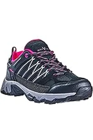 Black Crevice Trekkingschoenen voor dames, laag uitgesneden trekkingschoenen, waterdichte wandelschoenen, hoogwaardige sportoutdoorschoenen, gevoerde wandelschoenen voor dames met uitstekende demping