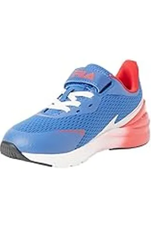 Fila Unisex Crusher V Kids loopschoen voor kinderen, Blue Quartz Red, 28 EU