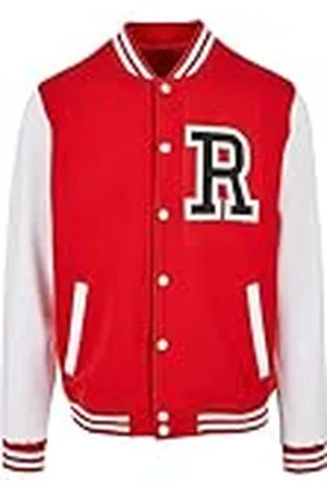 Mister Tee Rose College Jacket Red/Wht, , XL