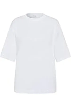 Brax Dames Style Cara Single Jersey SOLID Shirt, White, 38, , 38