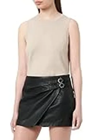 ONLY Onlalba Faux Leather Skirt Cc OTW Leren rok voor dames, , M