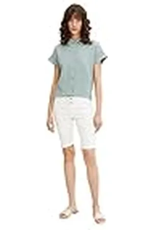 TOM TAILOR Dames Alexa Bermuda Jeans 1031373, , 28