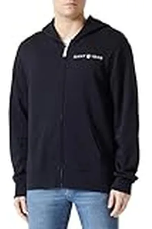 GANT Heren bedrukte grafische hoodie met volledige rits, , M