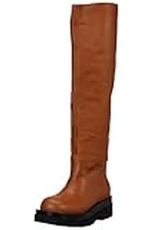 L37 Handmade Shoes Dames Never Enough Knee High Boot, Brown, 38 EU