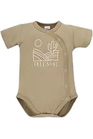 Pinókio Bodysuit Buttoned Short Sleeve Free Soul, 100% katoen, Unisex 50-68 (56), , 56 cm