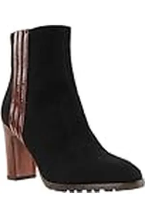 Chie Mihara Dames ELLA37 Fashion Boot, Zwart, Bruin, 37 EU, , 37 EU