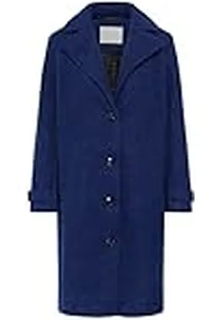 Kaffe Damesjas Single Breasted Notch Lapel Knielengte Regular Fit, , 38