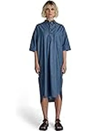 G-Star RAW Dames Long Shirt Ss Dress, , L