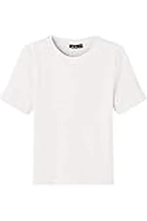NAME IT Bestseller A/S Meisjes NLFDIDAS SS Short Top shirt met lange mouwen, White Alyssum, 170/176, , 170/176 cm