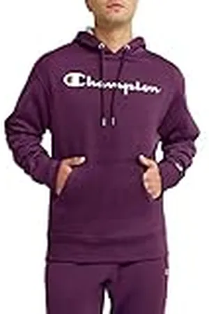 Champion Powerblend-fleecetrui voor heren, comfortabele grafische trui met capuchon, , M