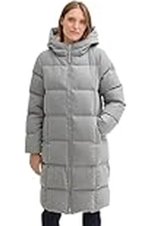 TOM TAILOR Dames 1042912 jas, 21373-Medium Silver Grey Melange, M, , M