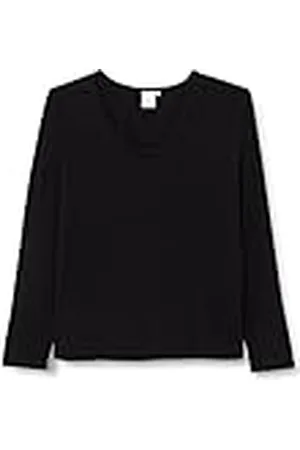 ccdk copenhagen Dames Super Soft Bamboo CCDK Pajamas Long Sleeved t, Black Night Shirt, XS