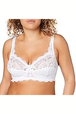 Susa Latina, beha voor dames, zonder beugel, met genaaide cups en in lengte verstelbare bandjes, ideale grip, haaksluiting, , 75D