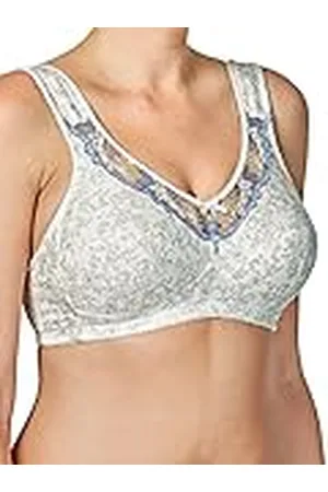 Susa Dames beugelloze beha, ivoor (champagne bedrukt 224), (fabrikantmaat: 80E), , 80E