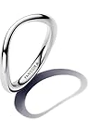 PANDORA Essence Organisch Geformter Bandring aus Sterling Silber, Größe: 54, 193314C00-54