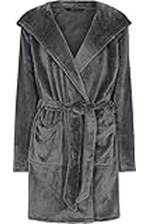 Decoy Korte badjas voor dames met capuchon, , XS