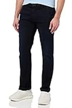 Blend Heren Twister Straight Slim Fit Jeans, 200298/Denim Blue Black, 34/34