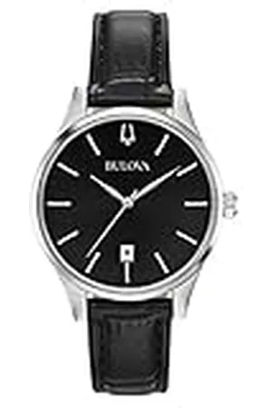 BULOVA Analoog kwartshorloge voor dames met leren armband 96M147, , Classic