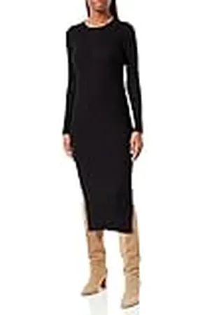 VERO MODA Dames Vmglory Rib Ls O-hals kuitjurk Ga Noos, , XS