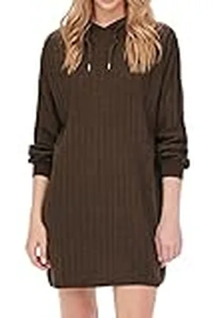 ONLY Dames ONLCAREY L/S lange capuchon KNT NOOS jurk, , XS