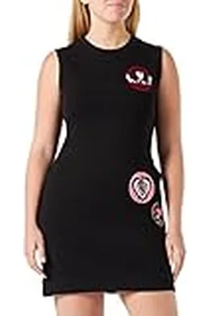 Moschino Dames Slim fit mouwloze jurk, , 38, , 38