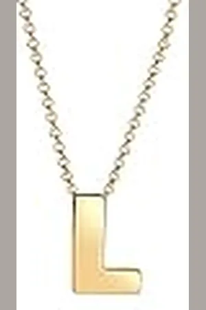 Elli Halsketting letter C initialen Trend Minimal 925 zilver, 45 cm, Sterling zilver