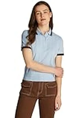 Tommy Hilfiger Dames RWB REG Polo SS WW0WW43925 S/S Polo, Blauw, XL, , XL