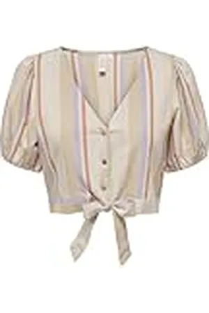 ONLY Dames Onltine Ss Knoop Top Wvn, , XL
