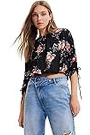Desigual Dames Blouse T-shirt met lange mouwen, , S