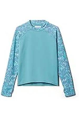Columbia Unisex Sandy Shores Printed Long Sleeve Sunguard Rash Guard Shirt, , M