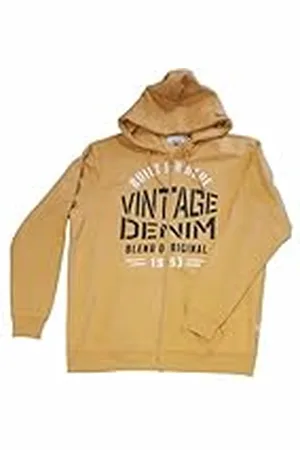 Blend Heren Ziphoodie-Sweat Skate-capuchontrui, 161139/Amber Gold, 6XL