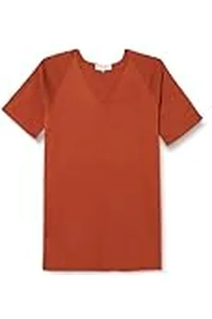 DESIRES Fennis gebreide jurk met wijde mouwen voor dames, Gember Brood Bruin, S