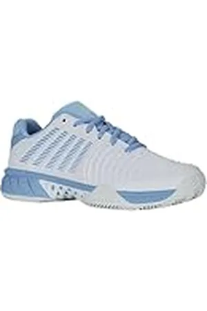 K-Swiss Dames Express Light 3 tennisschoenen, WHT/Dutch Canal/Green, 35,5 EU, , 35.5 EU