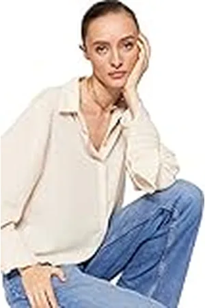 Trendyol Gewone basic kraag geweven overhemd voor dames, , 62