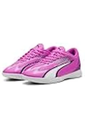 PUMA Unisex Kids Ultra Play It Jr Voetbalschoen, Poison Pink White Zwart, 28 EU