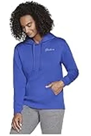 Skechers Dames Signature Pullover Hoodie Hooded Sweatshirt, , XS