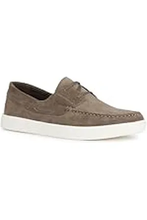 Geox Heren U AVOLA B Moccasin, Dove Grey, 40 EU, , 40 EU