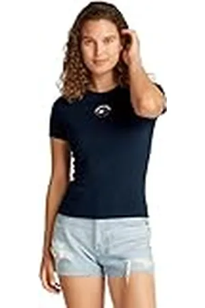 Tommy Hilfiger Dames TJW SLIM ESSENTIAL LOGO 2 TEE S/S T-shirt, blauw, XL, , XL