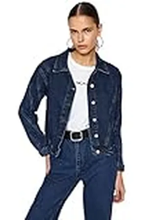 Trendyol Dames Shirt Kraag Plain Regular Jacket Jas, , L, , L