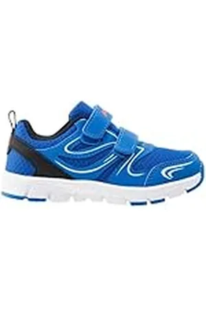 Martes Sabeni Kinderschoenen, lichte zool, ademend mesh, comfortabele pantoffels, meerblauw/zwart/rood oranje, 24 EU, , 24 EU