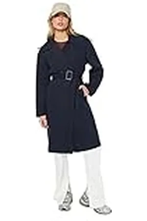 Trendyol Trenchcoat - Bruin - Double-breasted, , 68
